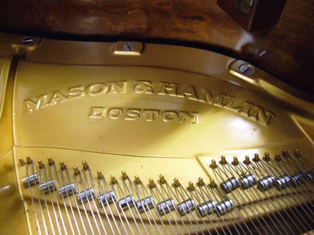 Mason and Hamlin were styled on the American Steinway and the frame and internal design bear a remarkable similarity.